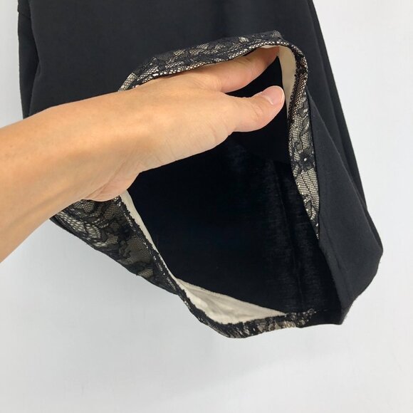 Guess Beige & Black Lace Strapless Mini Dress size 3 ~XS - Picture 8 of 16